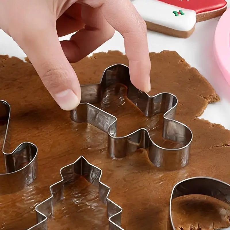 Stainless Steel  Christmas Cookie Stamps