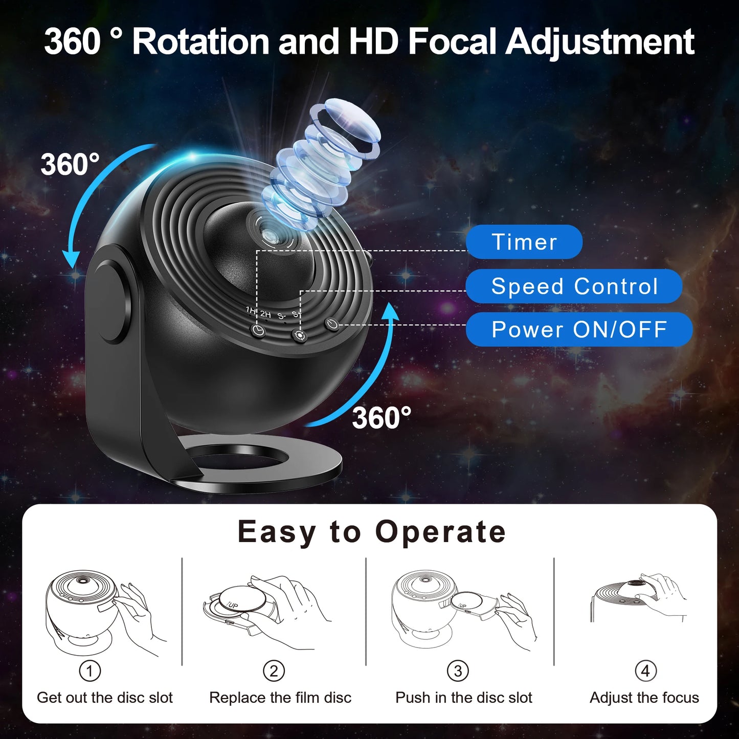 Galaxy and Star Projector