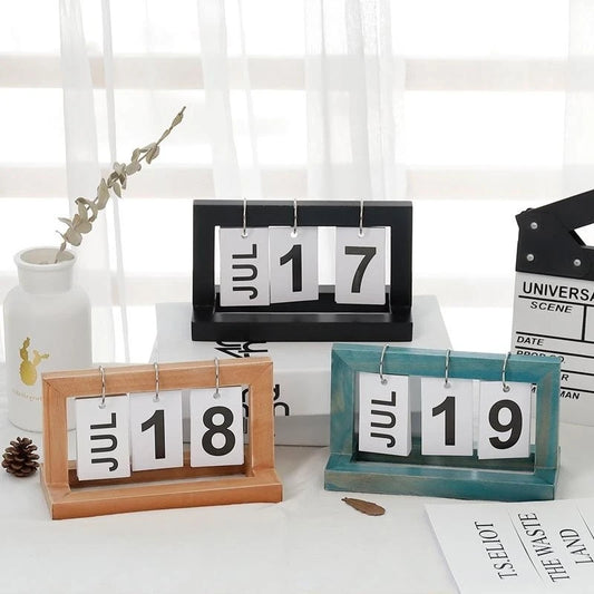 Desktop Wooden Calendar