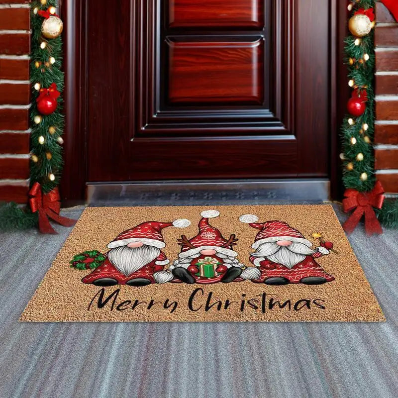 Christmas Gnome Decorative Doormat