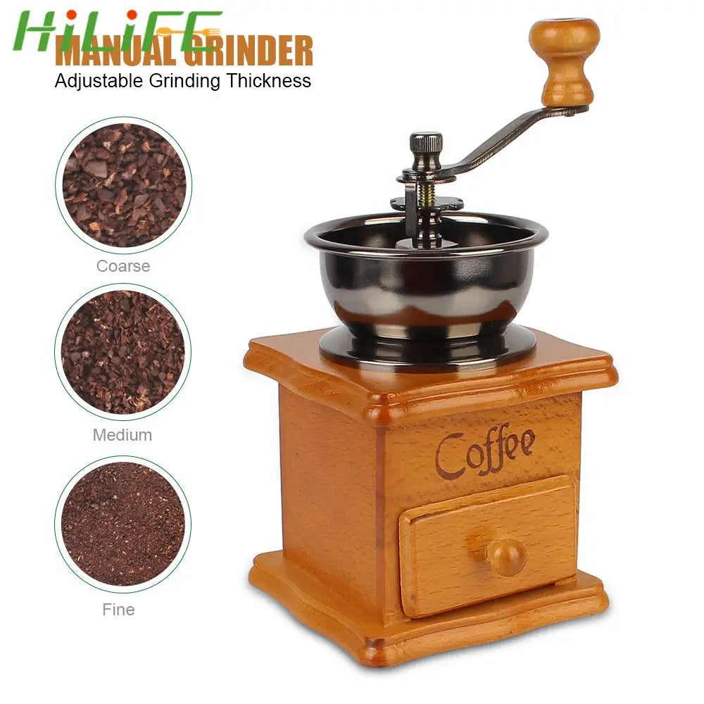 Retro Manual Coffee Bean Grinder