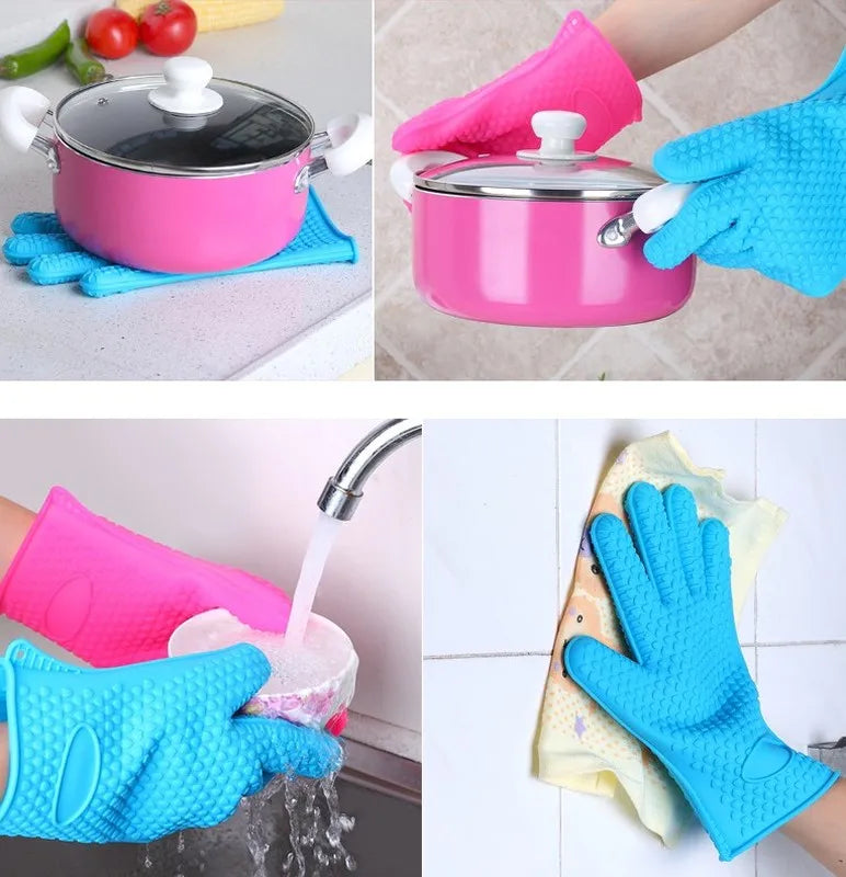 Heat Resistant Silicone Oven Glove