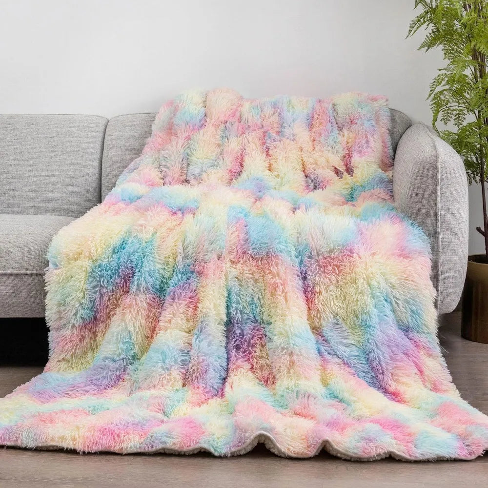 Super Soft Faux Fur Weighted Blanket