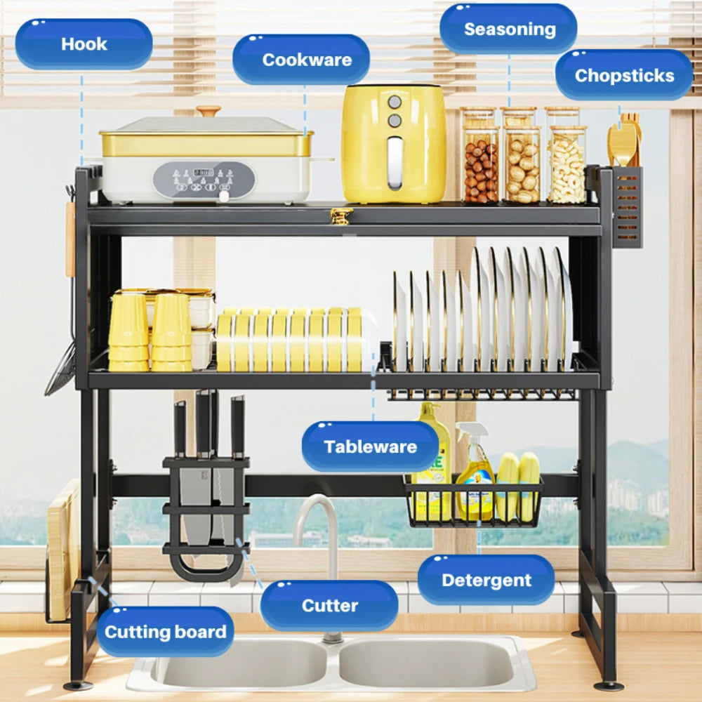 Over Sink Dish Drying Rack