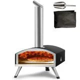 Portable Wood Fired Pizza Oven, 12"