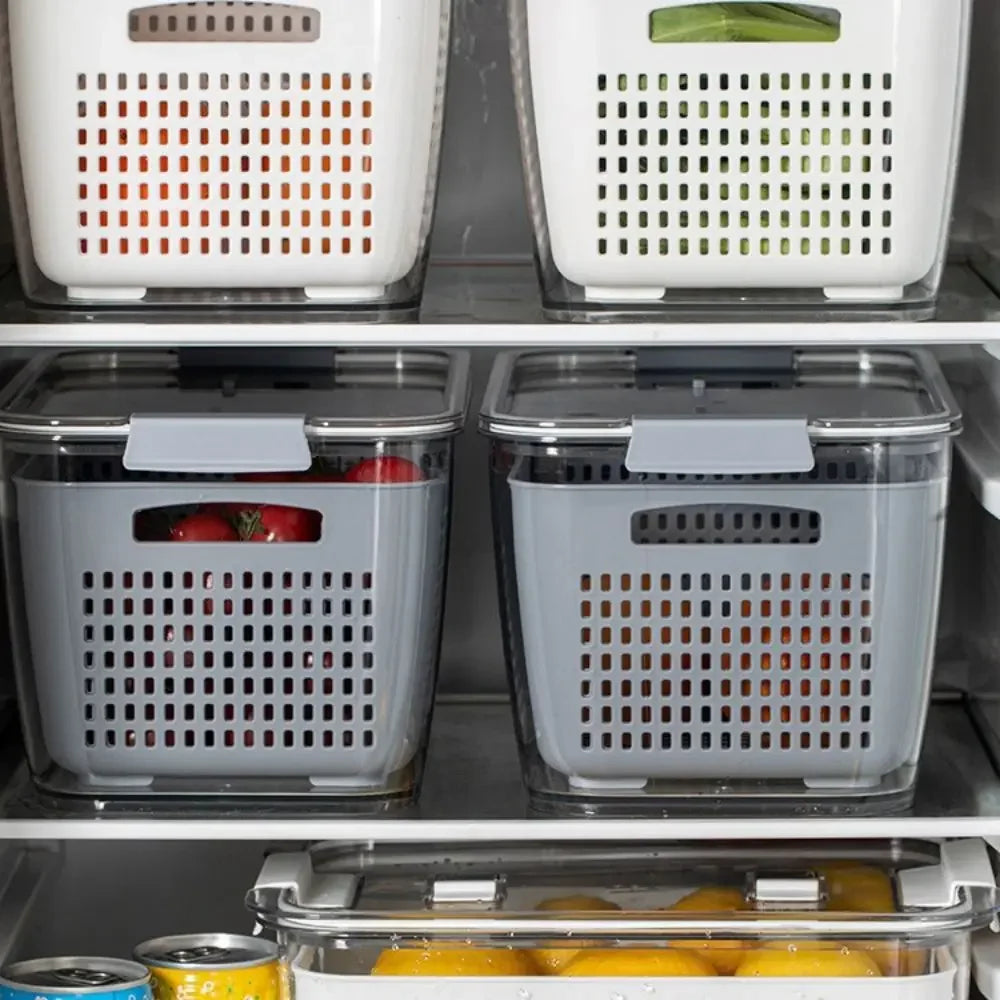 Refrigerator Crisper/Drain Basket