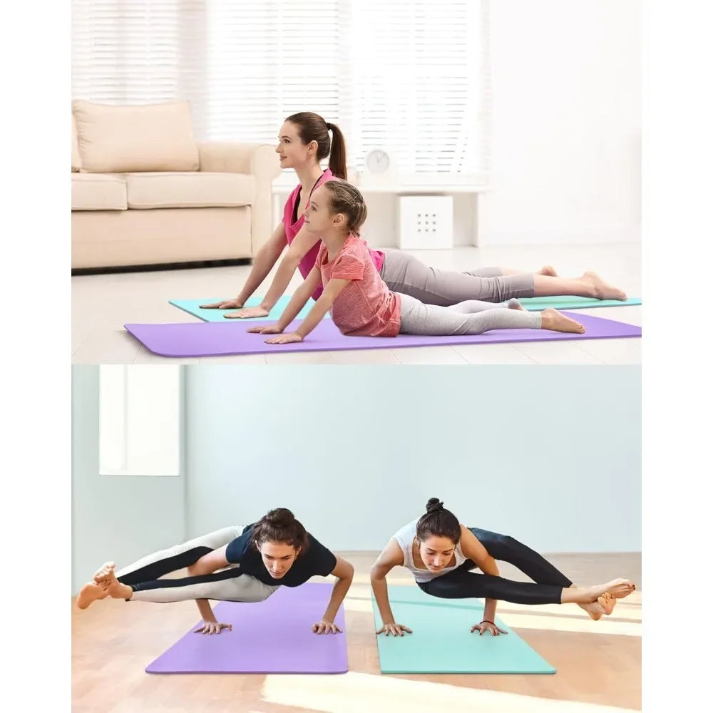 Non Slip Yoga Mat, Set of 2