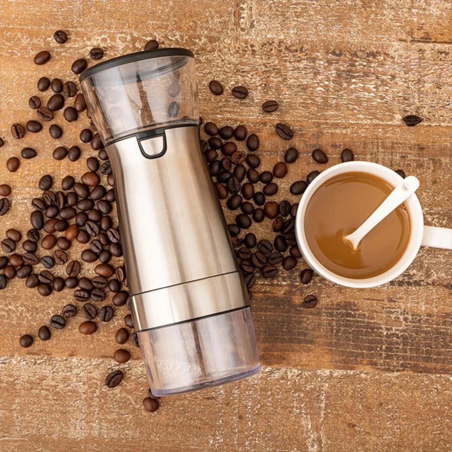 Stainless Steel USB Coffee Grinder