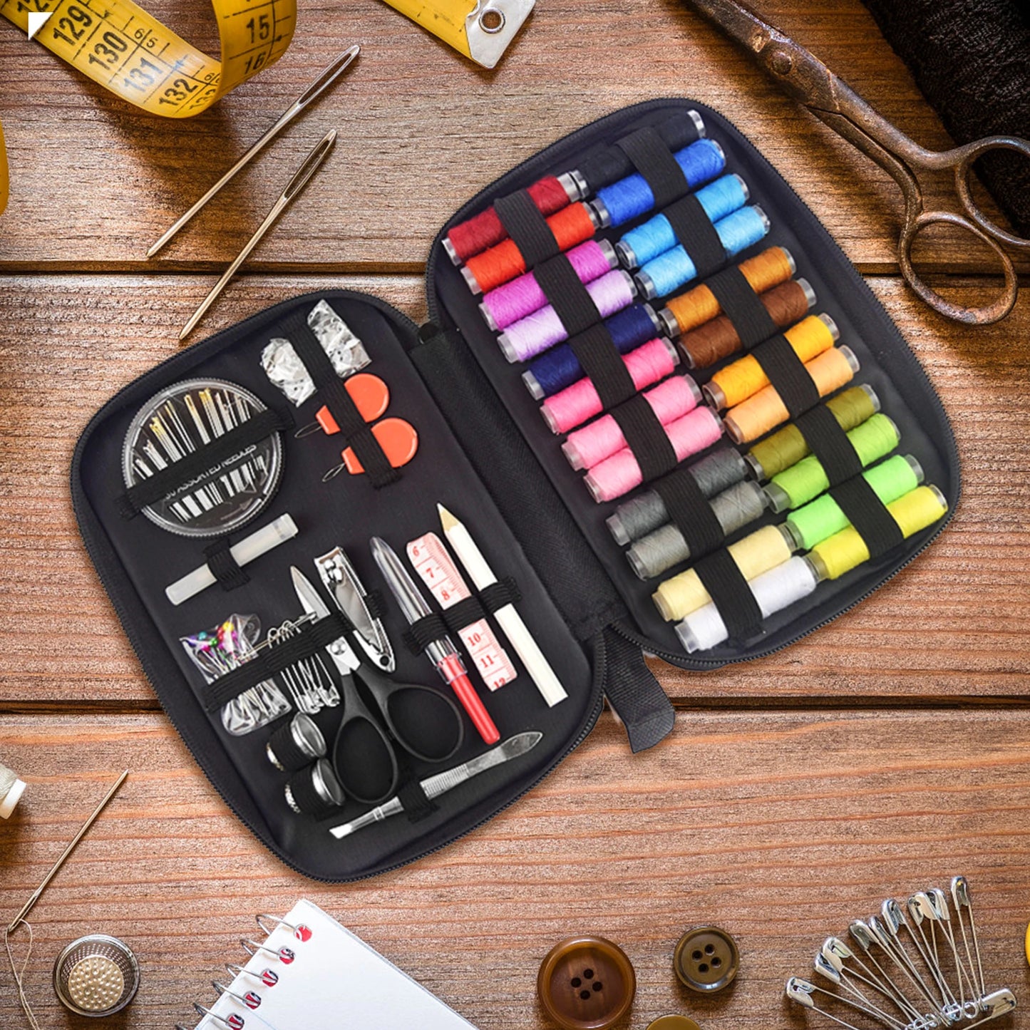 90-Piece Portable Sewing Kit