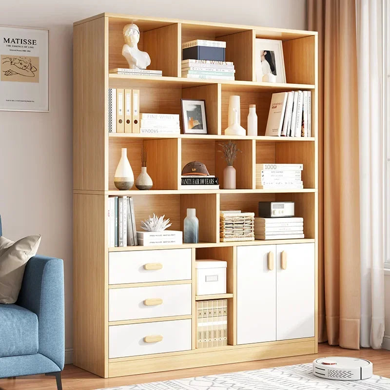 Modern Wooden Bookshelf