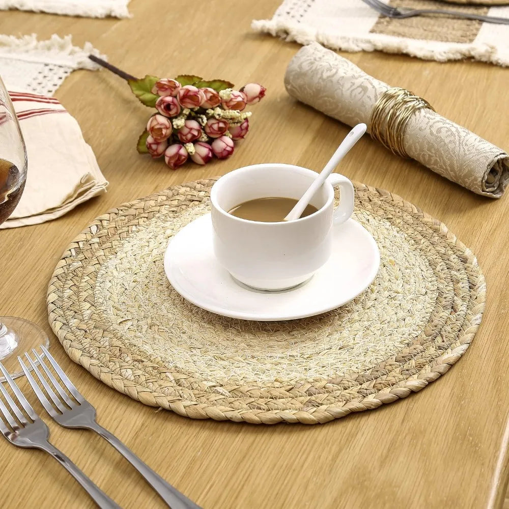 Woven Boho Placemat Set