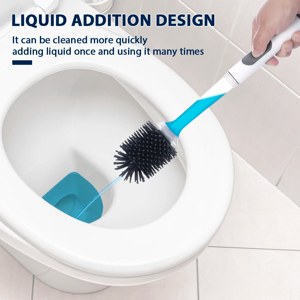 Silicone Toilet Brush, 40cm Long