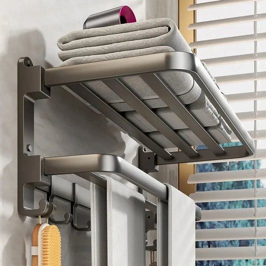 Bi-Fold 24 Inch Towel Rack