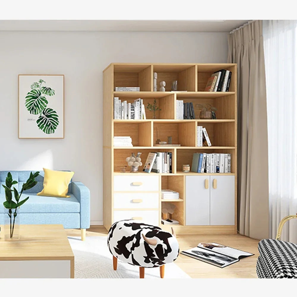 Modern Wooden Bookshelf