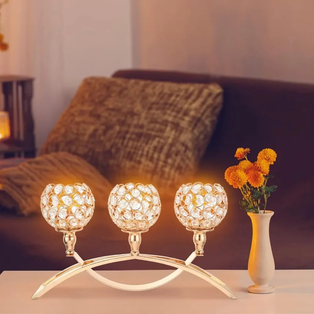 Crystal Candle Holder